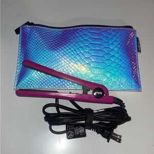 Professional mini Pink Hair Straightener with case